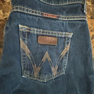 Wrangler Women's Deep Blue Boot Cut Jeans